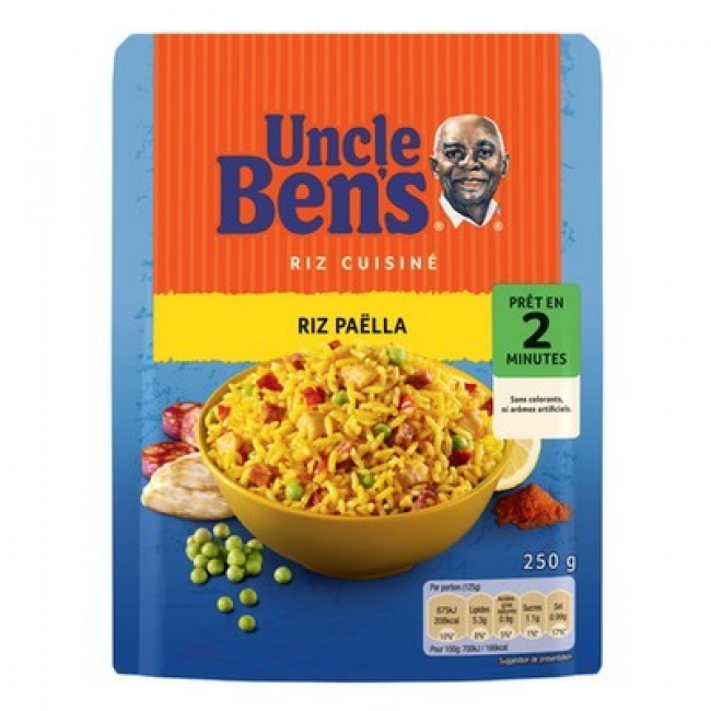 Riz Paella 250 g. Uncle Ben's - Global Supermarché